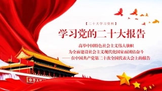 【PPT】学习二十大报告（二十大学习材料）