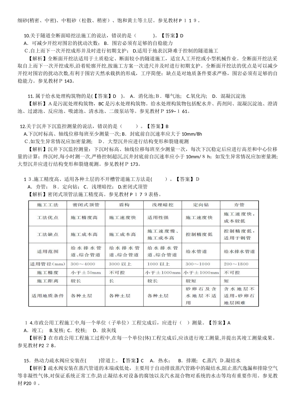 2024年一级建造师市政实务真题及答案解析_第2页