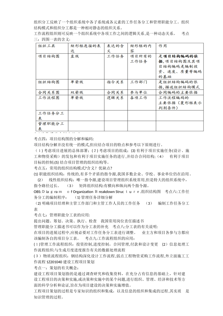 2024年一建项目管理重点_第3页