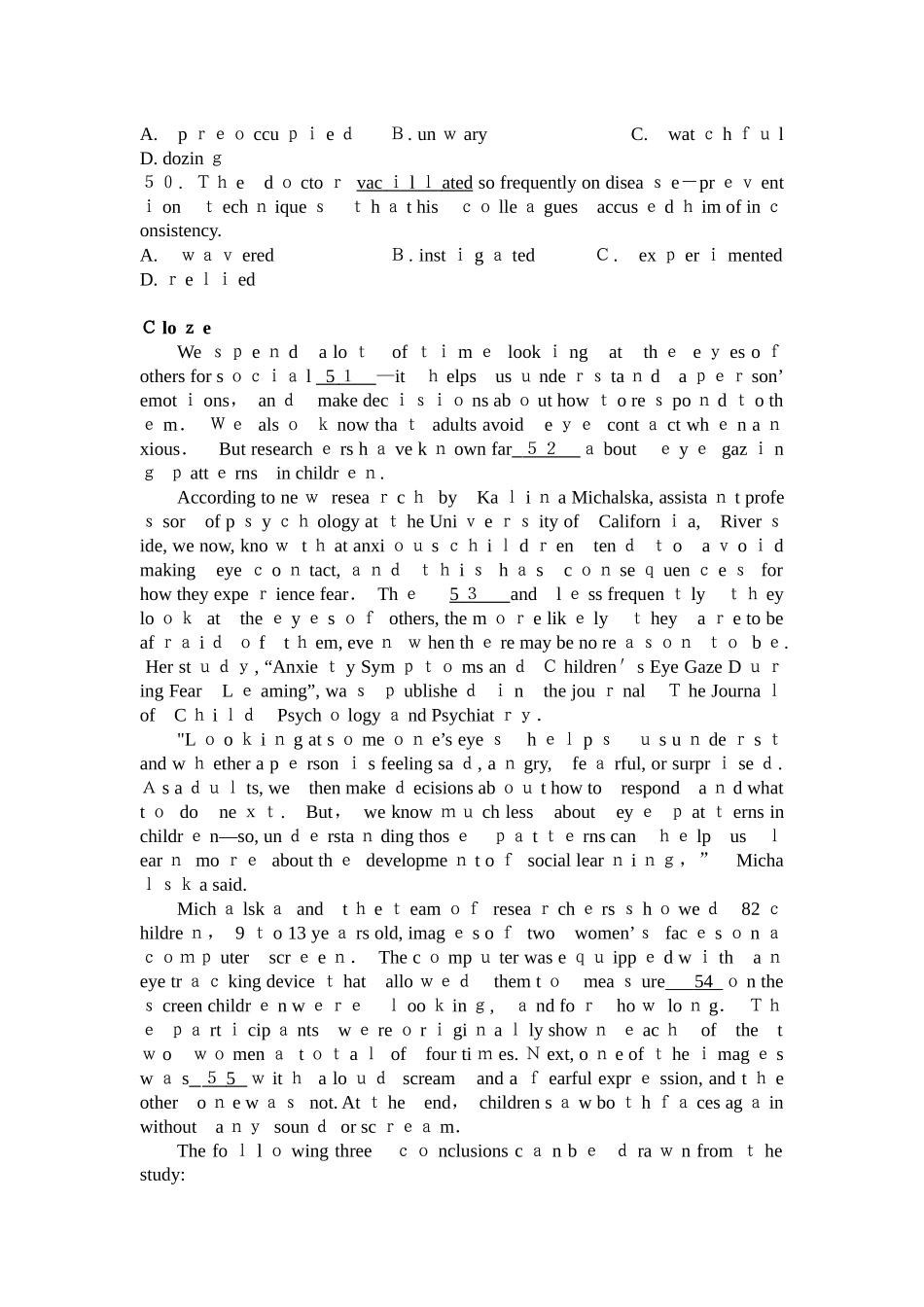 2024年医学考博模拟真题_第3页