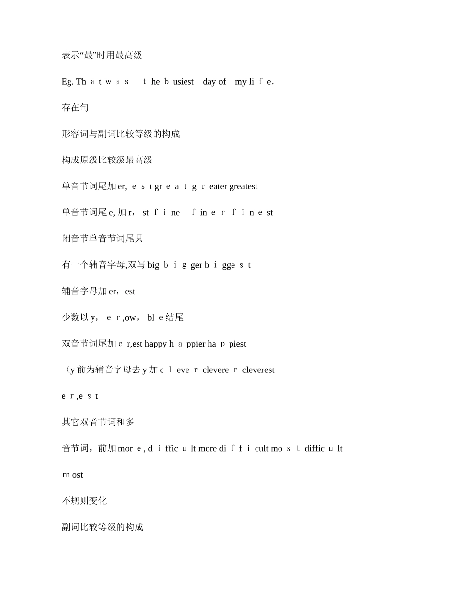 2024年英语专业四级语法重点总结精_第3页