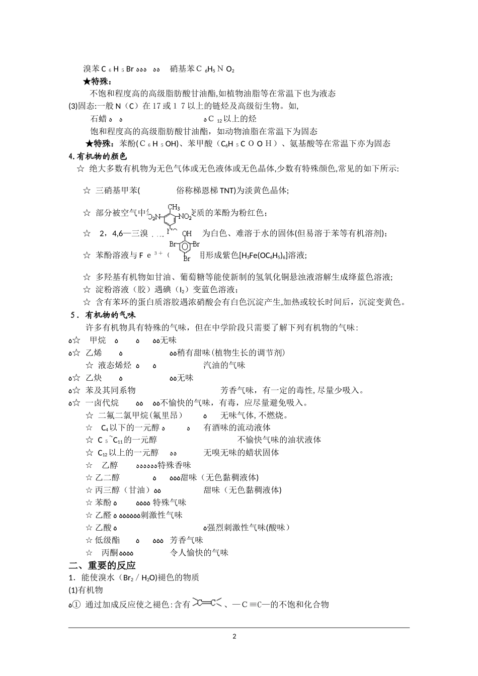 2024年有机化学基础知识点归纳整理_第2页