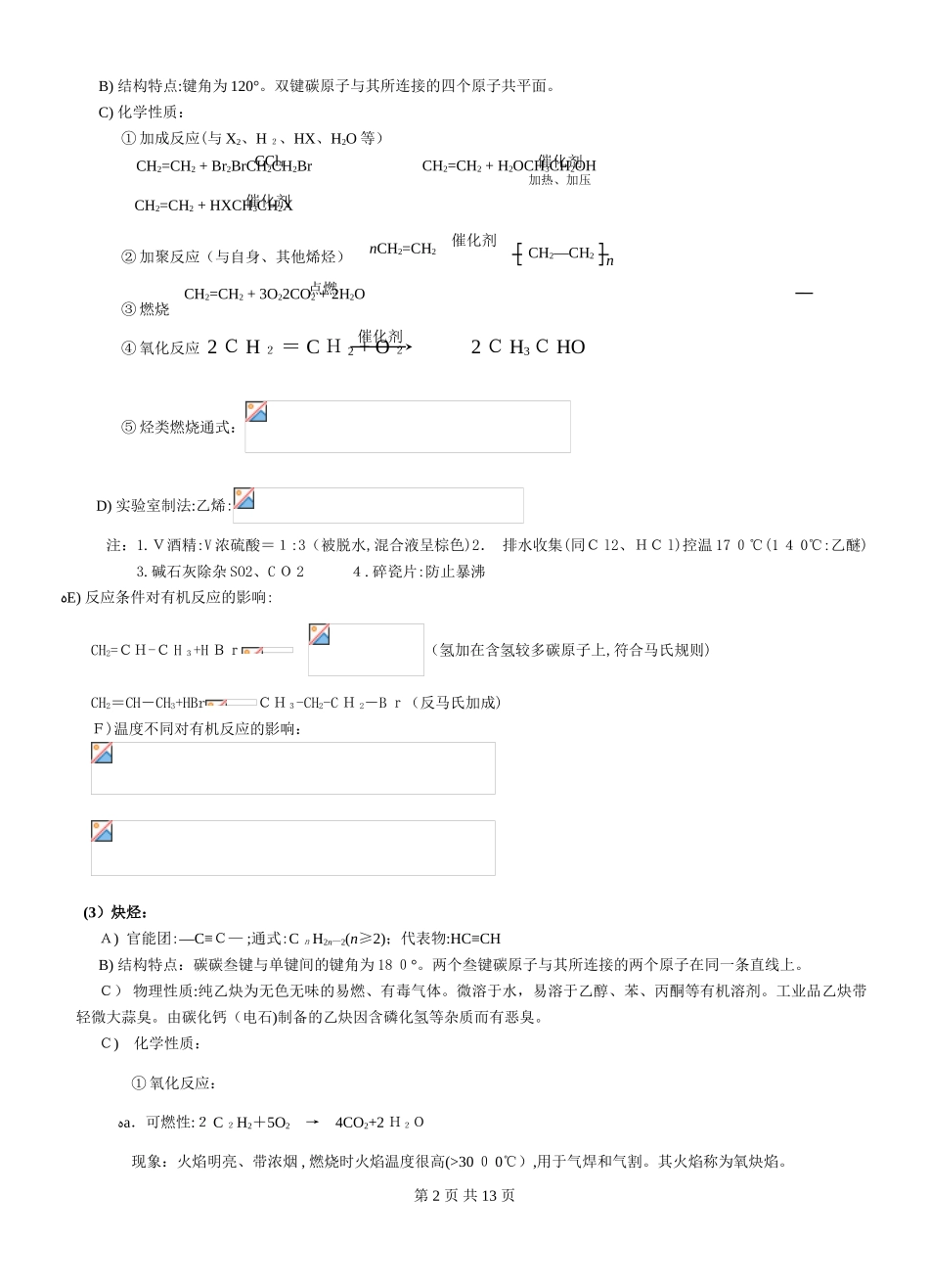 2024年有机化学知识点归纳_第2页