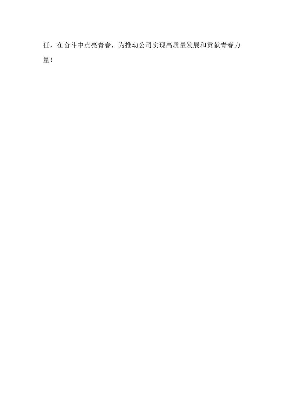 国企青年学习二十大报告心得：在新征程上书写新的“青春之歌”_第3页