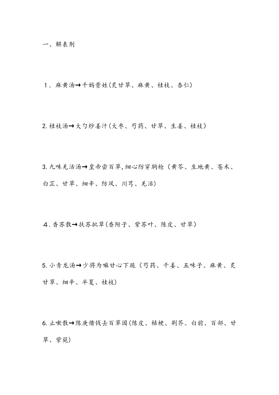 2024年执业药师中药二必背方剂速记口诀_第1页