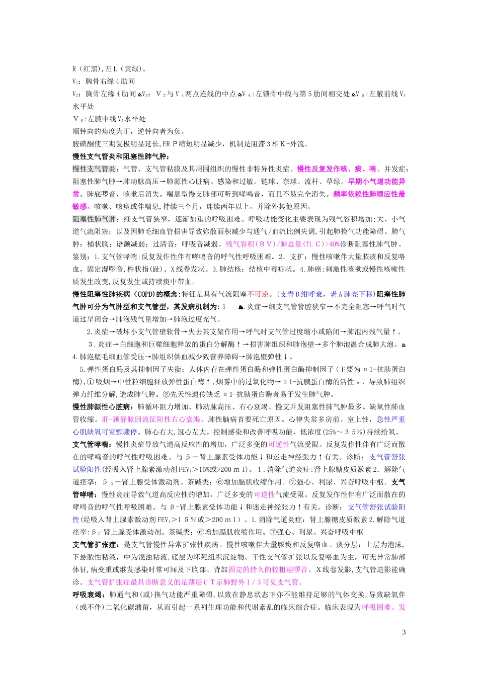 2024年执业助理医师资格考试知识总结内科_第3页