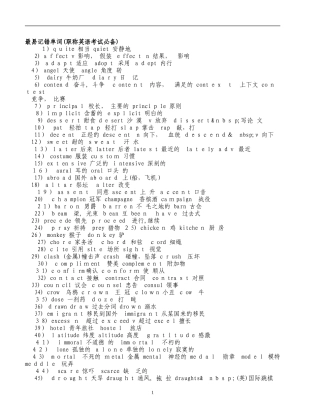 2024年职称英语词汇职称英语考试必备