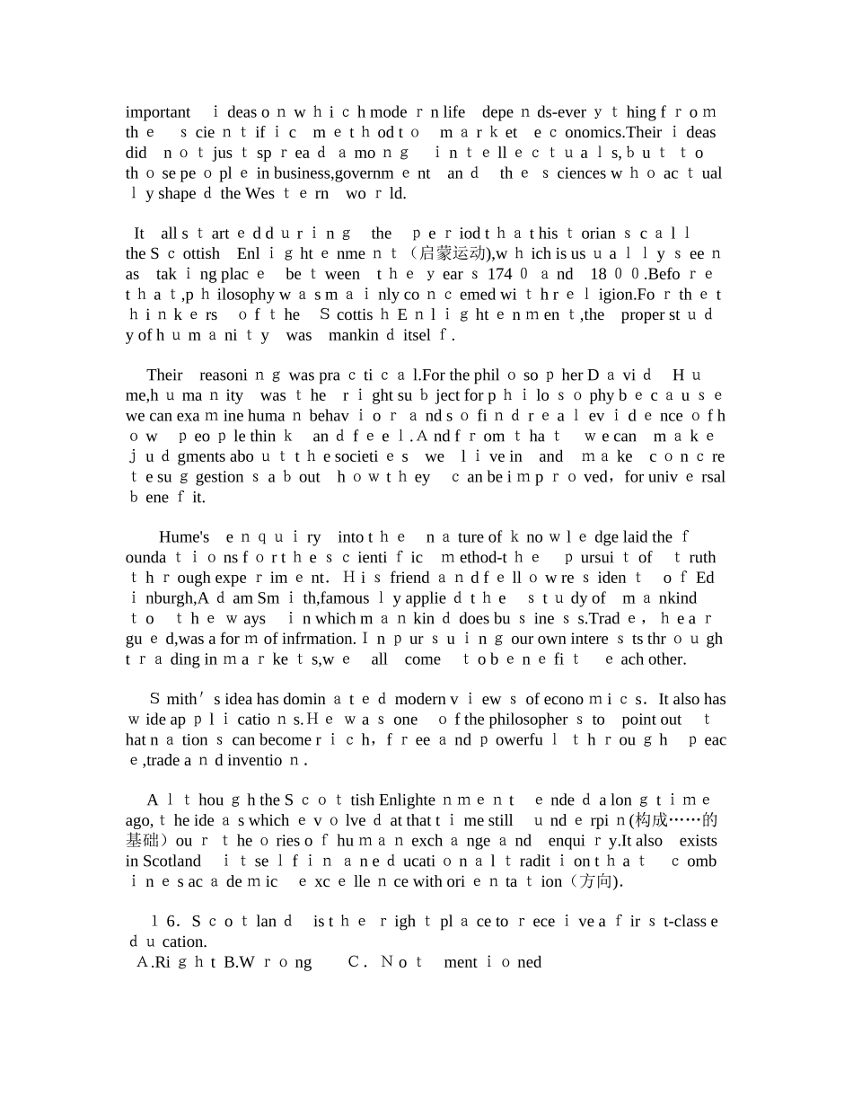 2024年职称英语等级考试试题及答案综合类B级_第3页