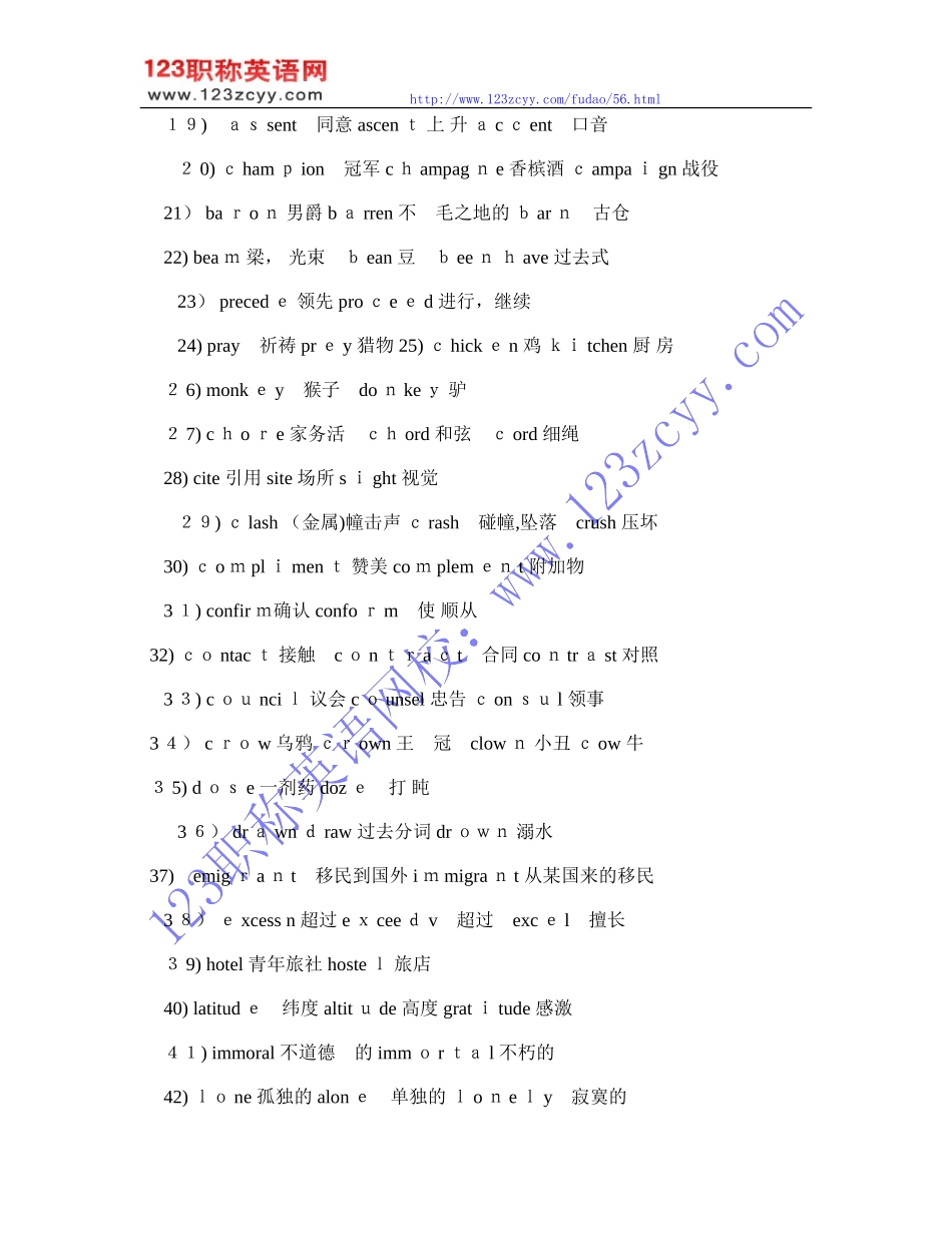 2024年职称英语考试必备职称英语词汇_第2页