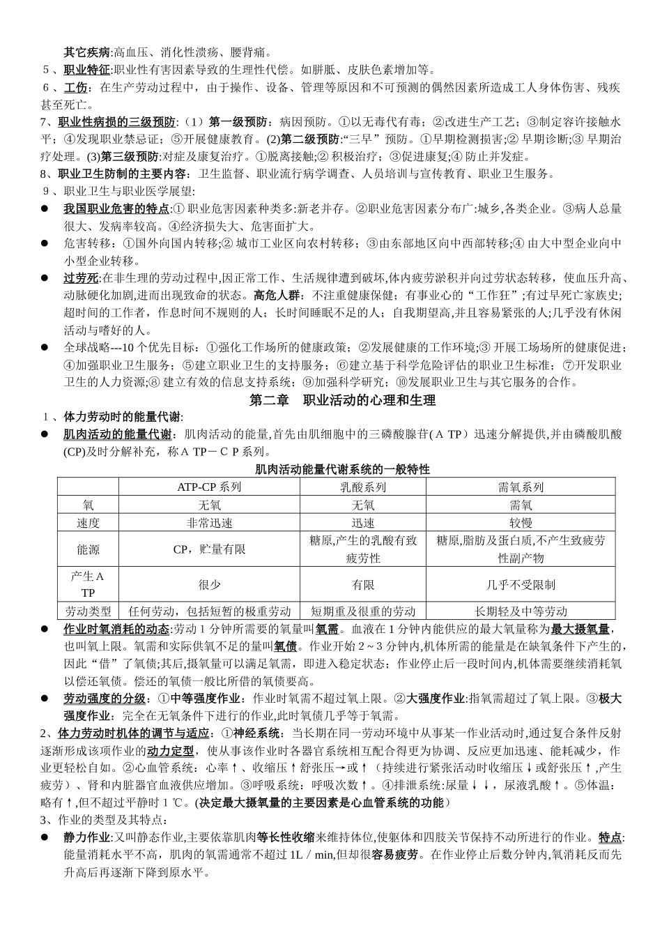2024年职业卫生与职业医学第版考研复习笔记_第2页