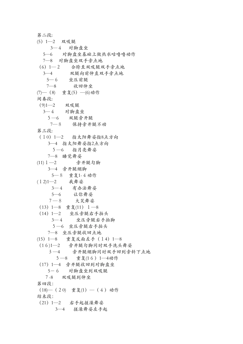2024年中国舞蹈考级第五级教材_第2页