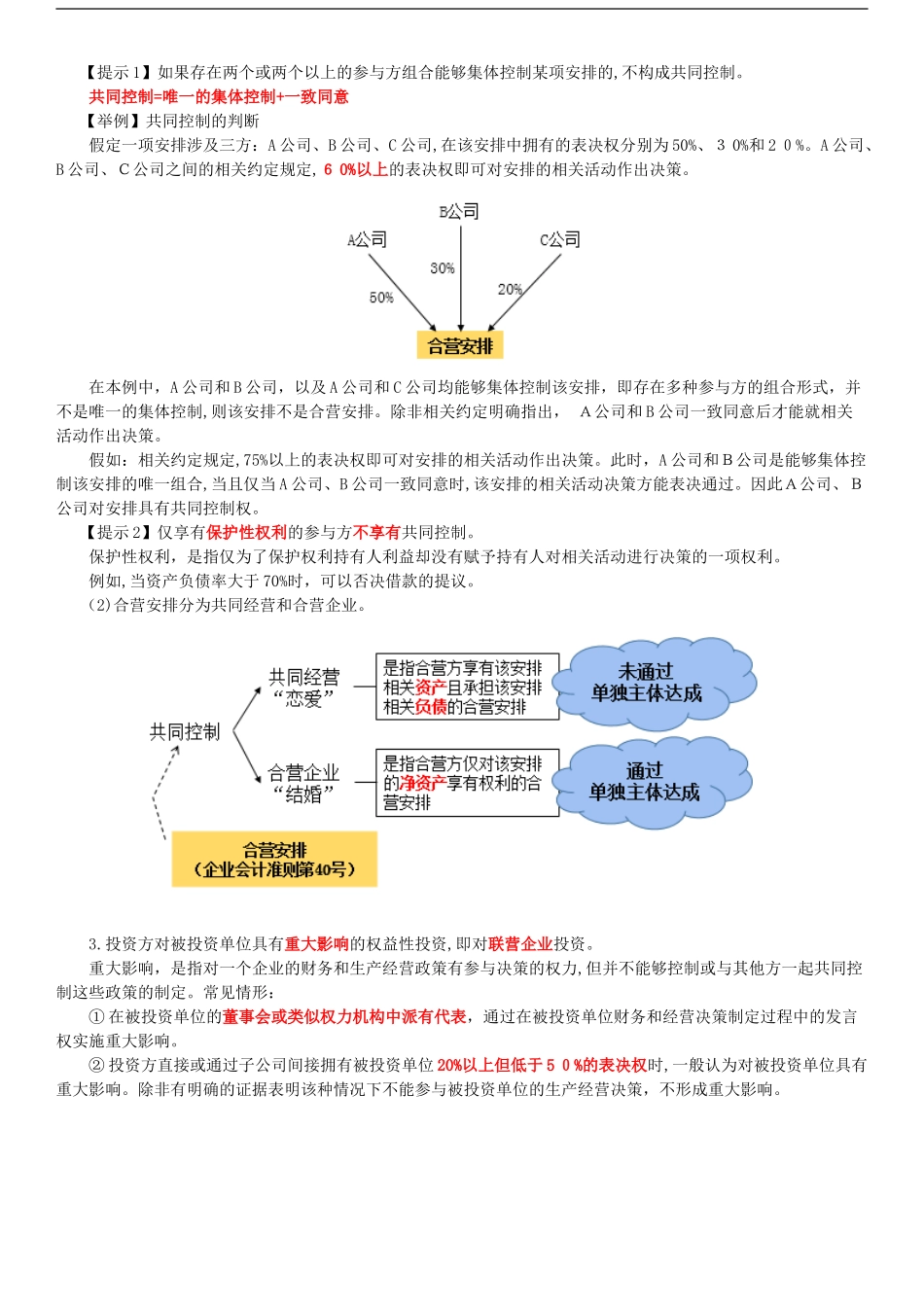 2024年中级会计职称长期股权投资_第3页