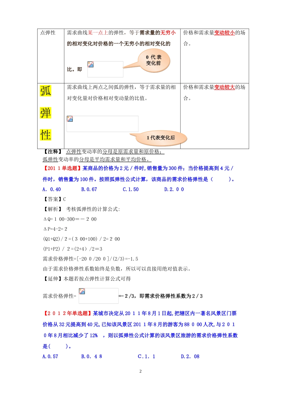 2024年中级经济师经济基础公式整理含例题_第2页