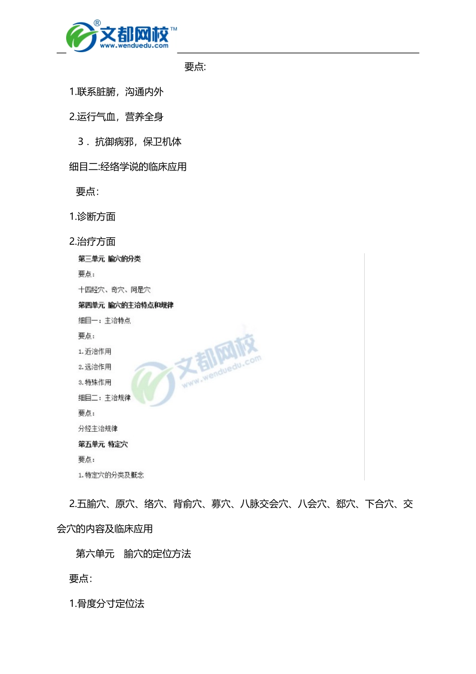 2024年中西医执业医师考试大纲针灸学_第2页