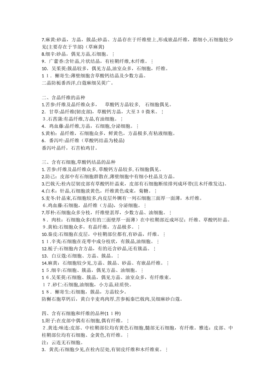 2024年中药鉴定执业药师总结_第3页