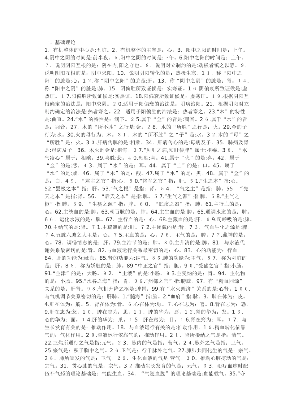 2024年中医执业医师考试必背_第1页