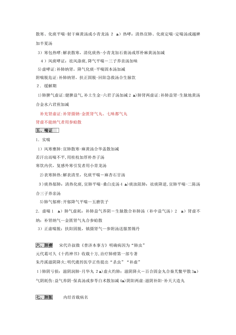 2024年中医执业医师考试内科学终极笔记_第2页