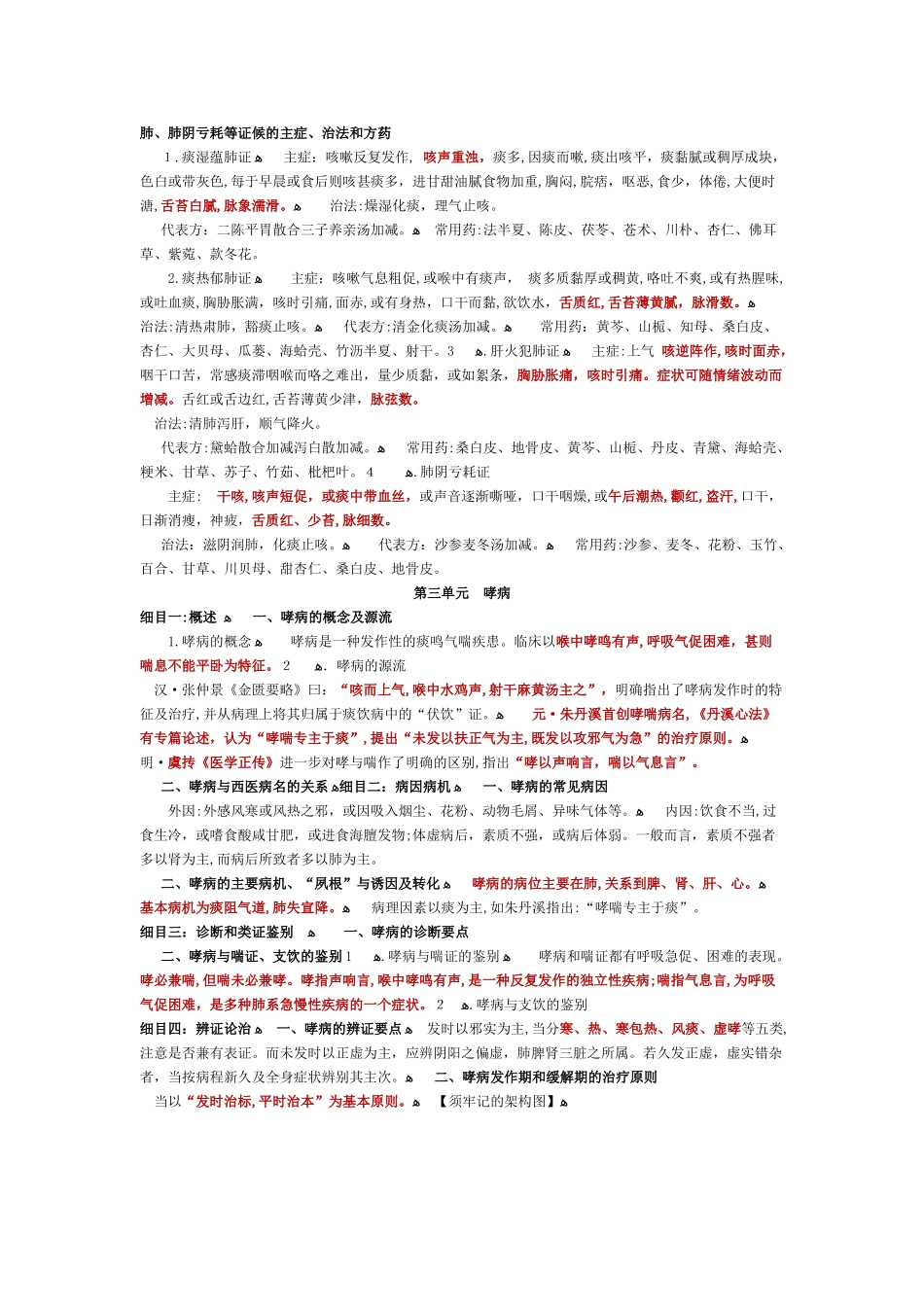 2024年中医执业医师考试中医内科学篇_第3页