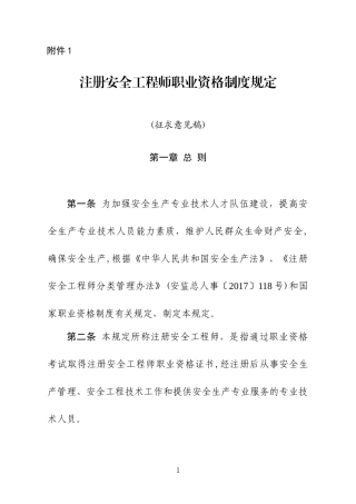 2024年注册安全工程师职业资格制度规定