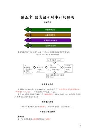 2024年注册会计师考试审计讲义