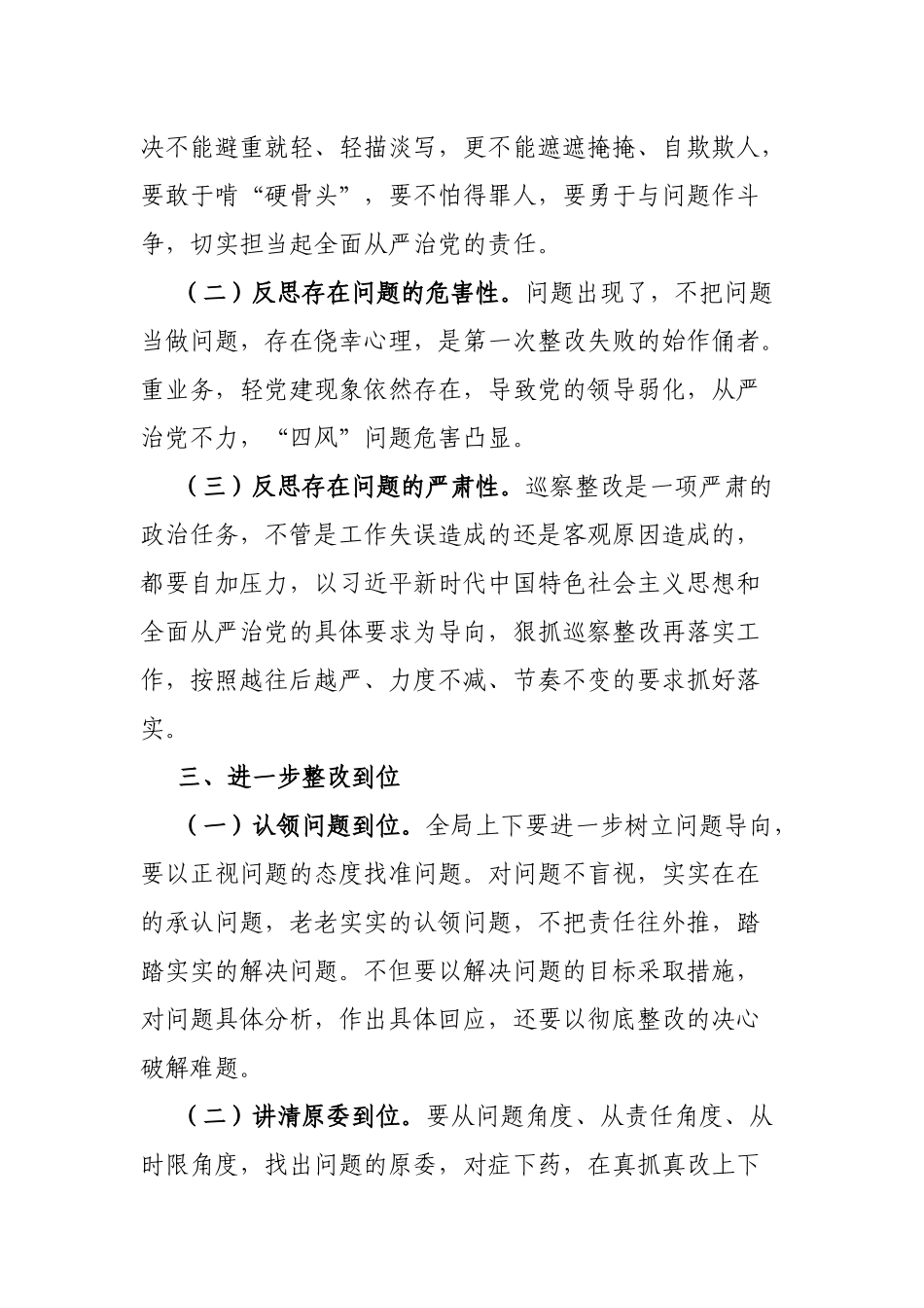市局党组巡察整改“回头看”工作总结_第3页