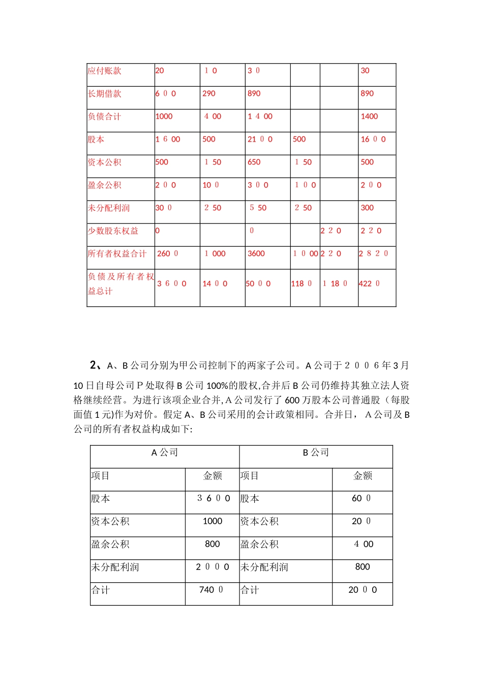 2024年最新高级会计形成性考核1-4_第3页