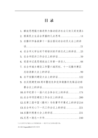 （45篇）湖北省代省长王忠林讲话汇编