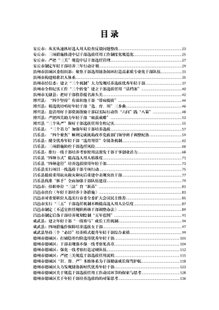 （465篇）干部选拔任用经验汇编57万字