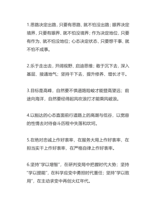 40例“年轻干部”类金句