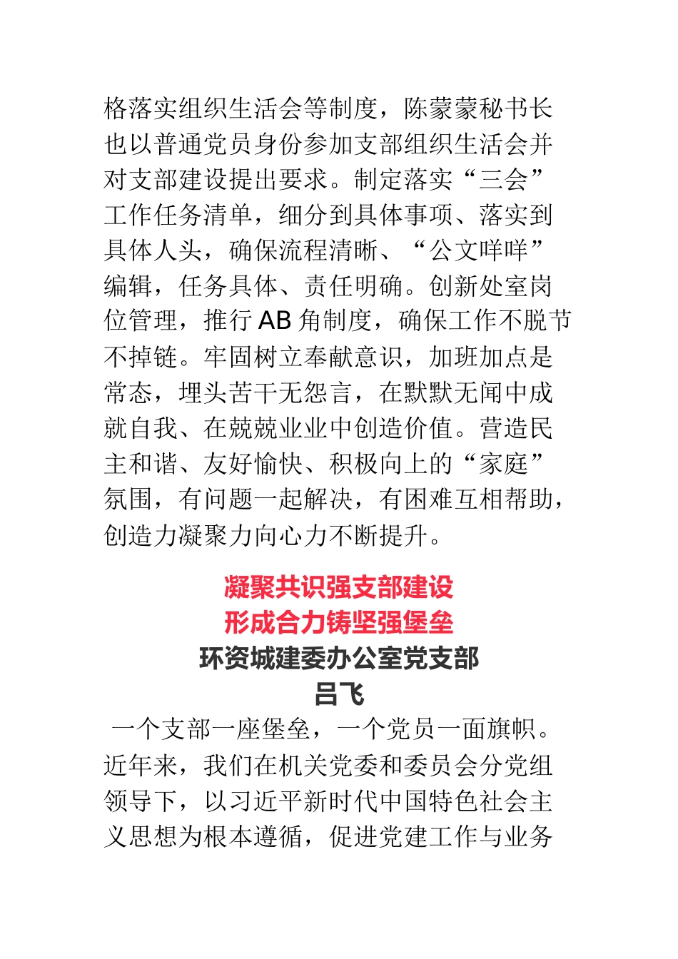 “两优一先”表彰会上的经验交流材料_第3页