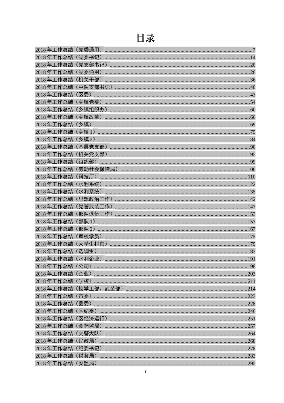 2018年工作总结（50篇）_第1页