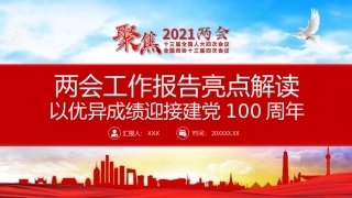 2021年两会工作报告亮点解读