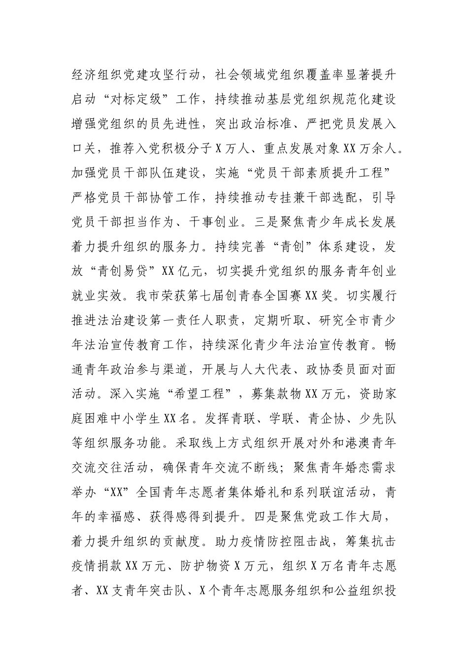 2020年团市委书记个人述职述廉报告_第3页