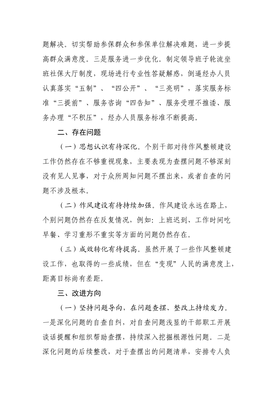 2021年作风整顿建设阶段性工作总结_第3页