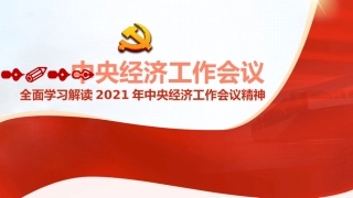 2021经济工作会议精神PPT