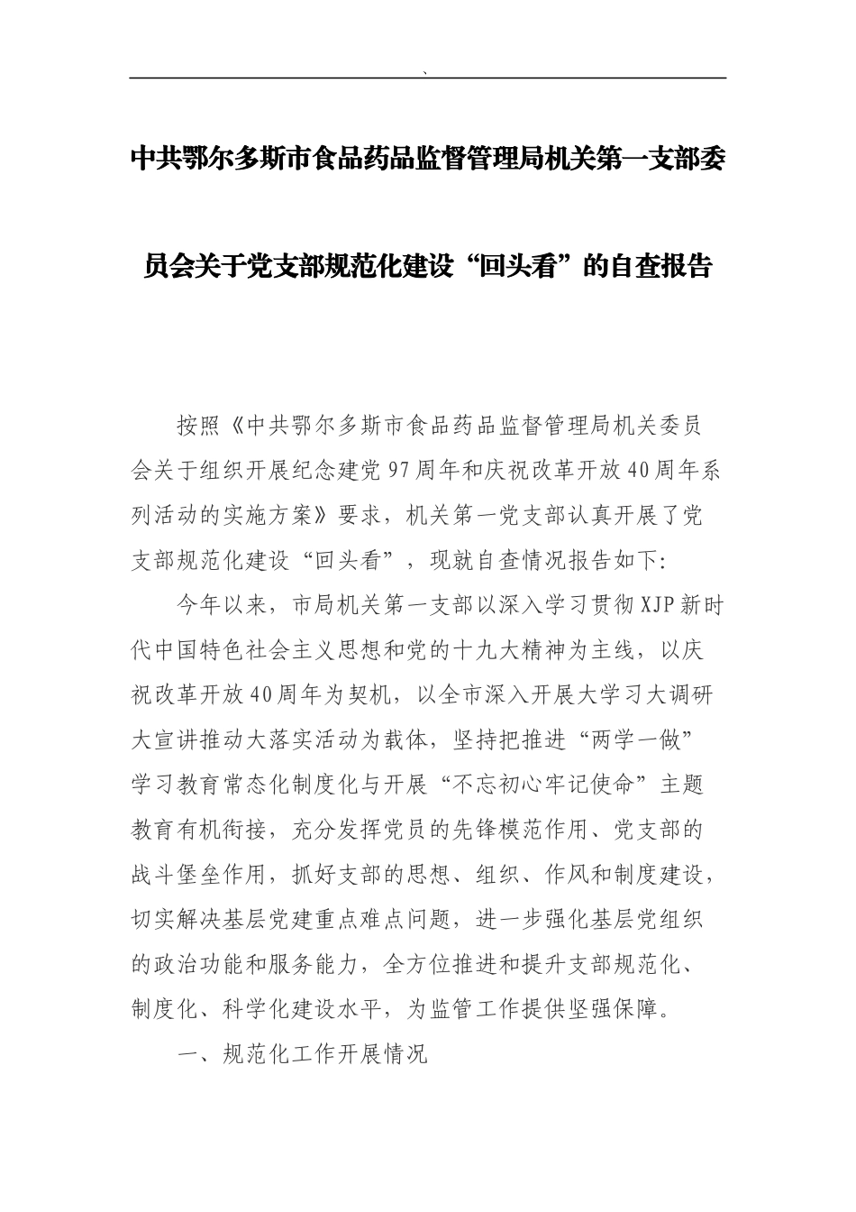 党支部规范化建设回头看自查材料汇编5篇9千字_第2页