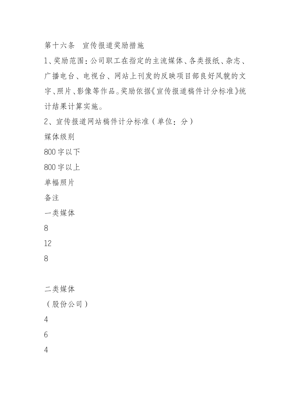 公司工程项目部宣传报道管理办法_第3页