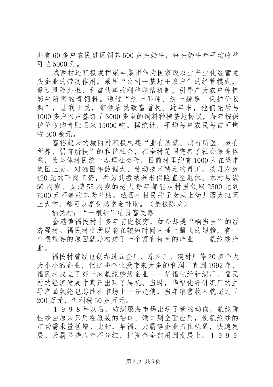 2024年港城新农村建设考察报告新产业篇_第2页