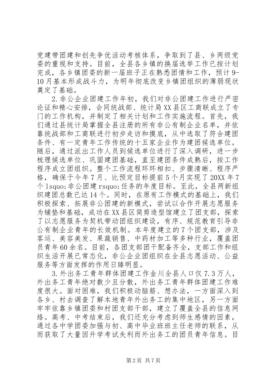 2024年高校挂职团干中期工作总结挂职团干_第2页