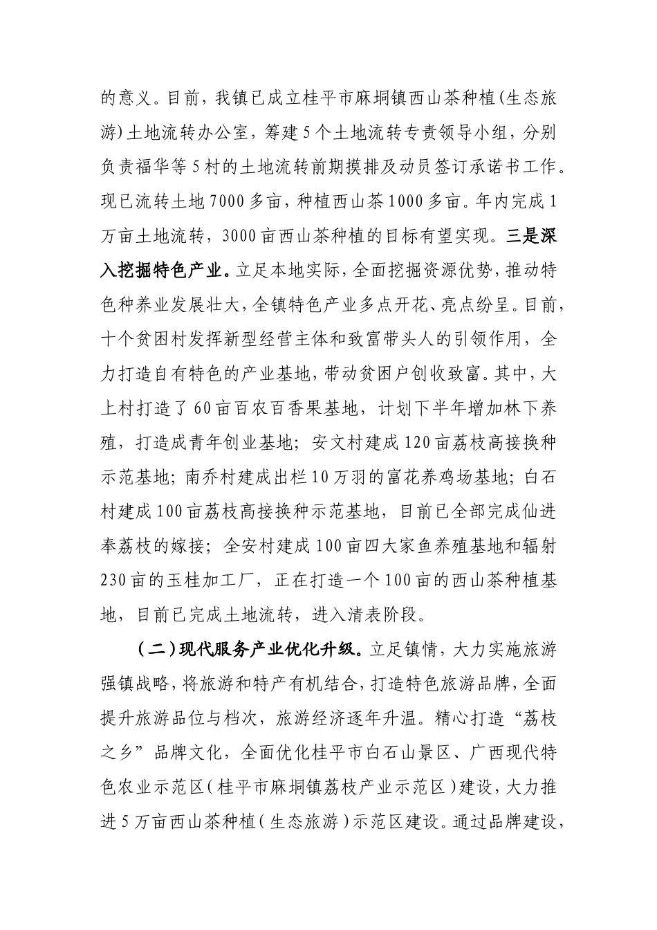麻垌镇人民政府年上半年工作总结及下半年工作计划终极版_第3页