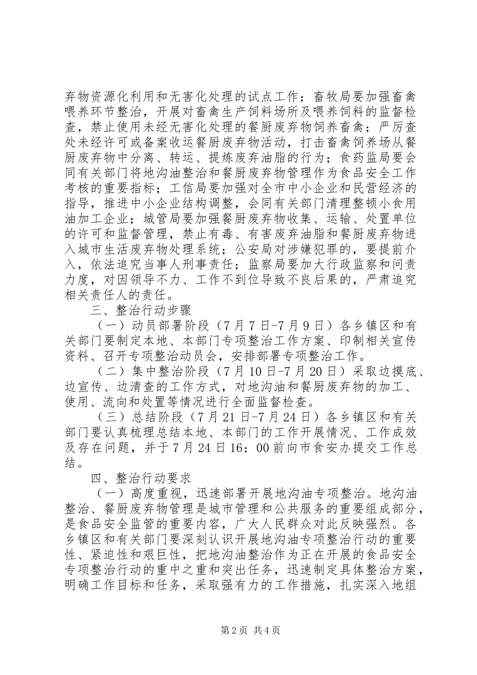 2024年工商局地沟油整治方案_第2页