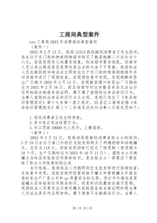 2024年工商局典型案件