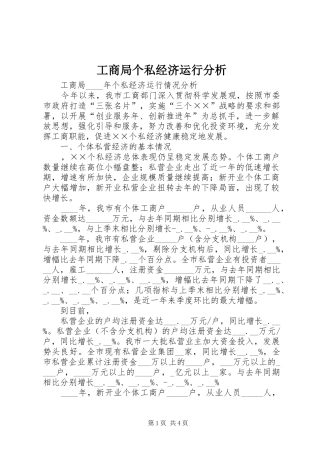 2024年工商局个私经济运行分析