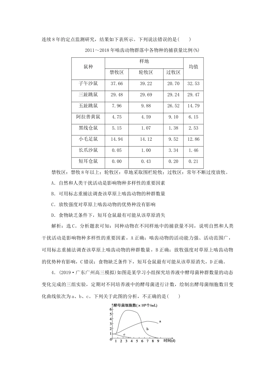 高考生物新探究大一轮复习 单元过关检测（九）（含解析）-人教版高三全册生物试题_第2页