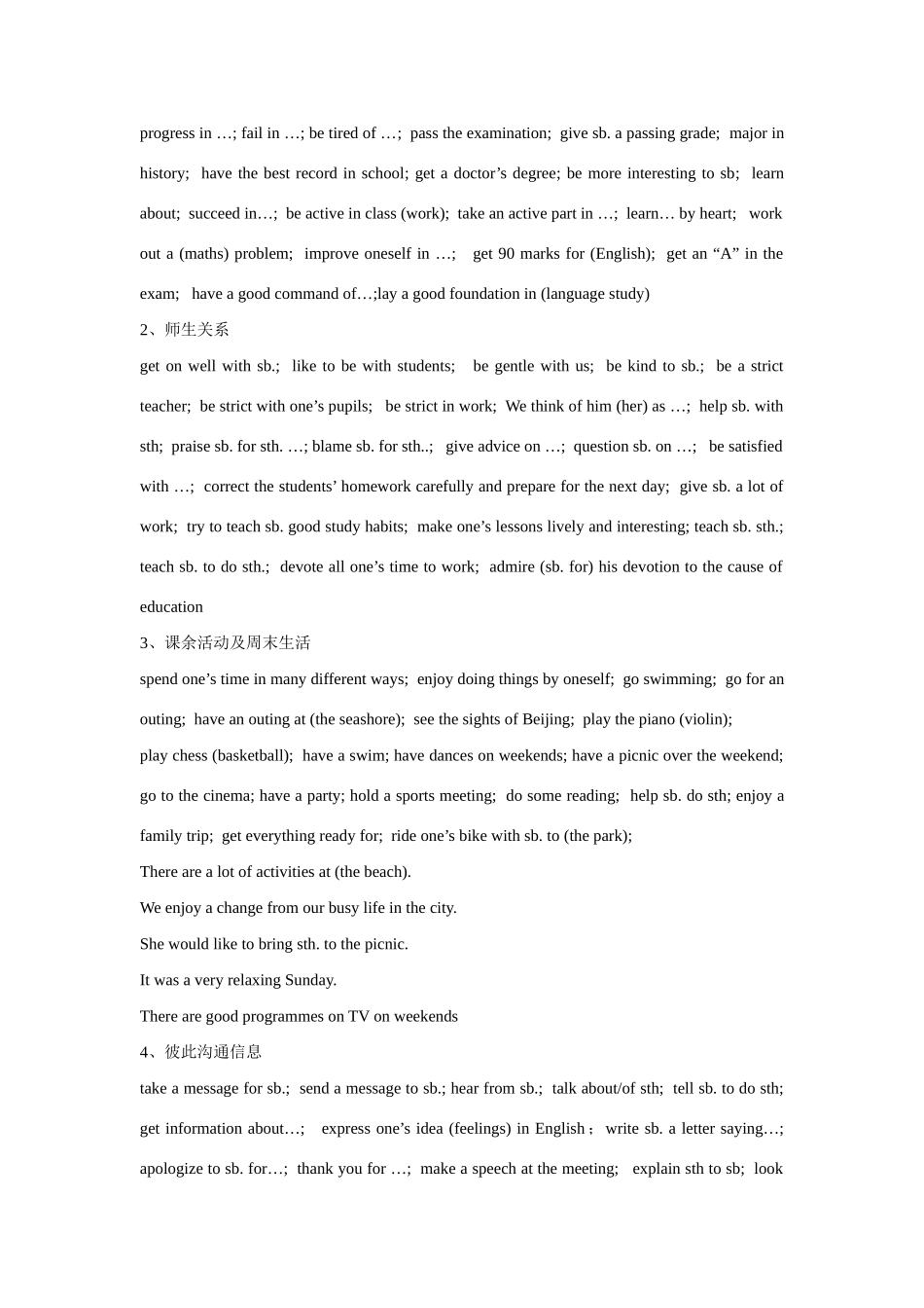 高考英语热点专题复习 第四部分 写作专题十三 写作核心词汇试题_第2页