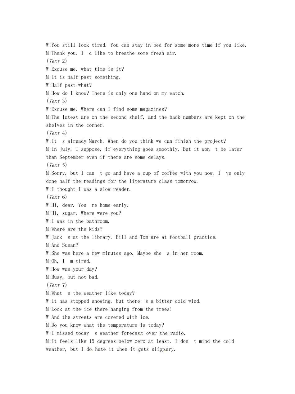 高考英语 第十一套 Unit1-2（必修5）-人教版高三必修5英语试题_第3页