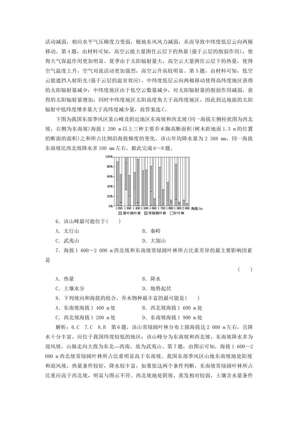 高考地理二轮复习“高考11个选择题”提速练（十五）（含解析）-人教版高三全册地理试题_第2页