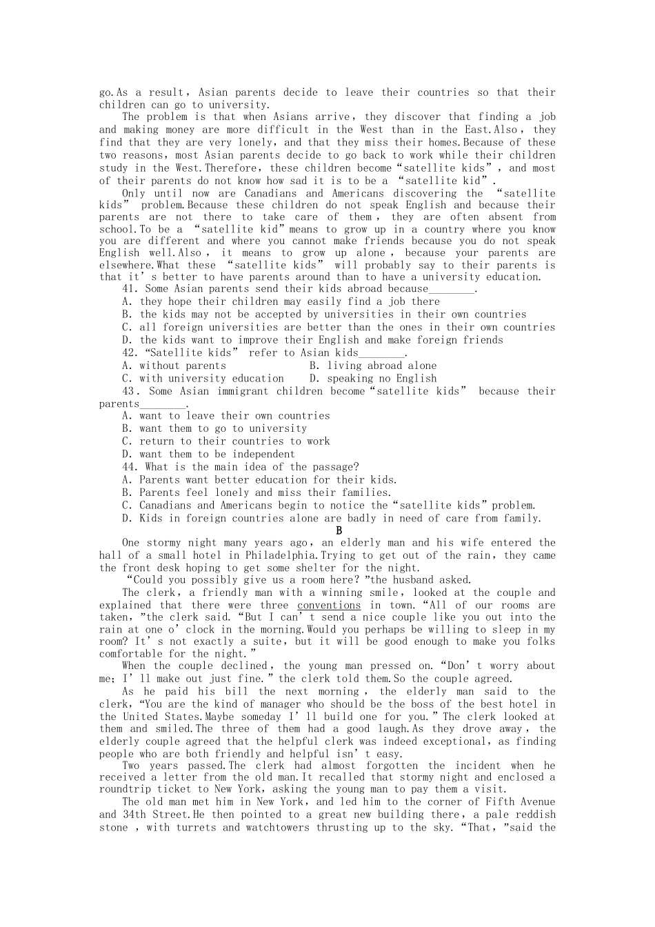 高三英语一轮 SB1 Umits 9-12 阶段评估（三）_第3页