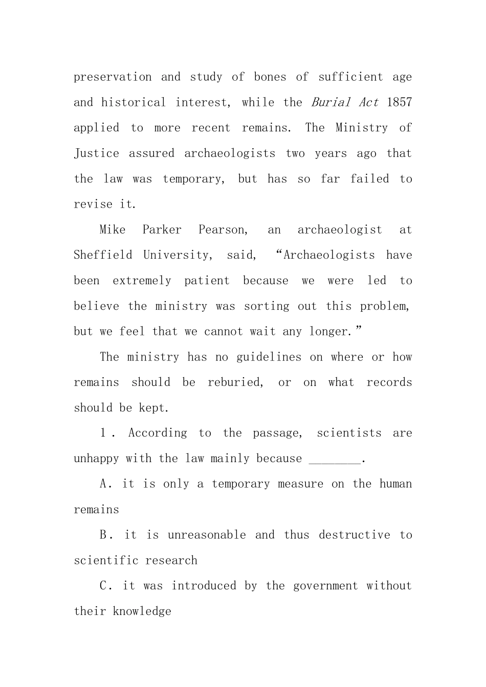 高考英语第二轮查漏补缺 （基础+提升）专题集训三十三 文化教育型阅读理解（含解析）_第3页