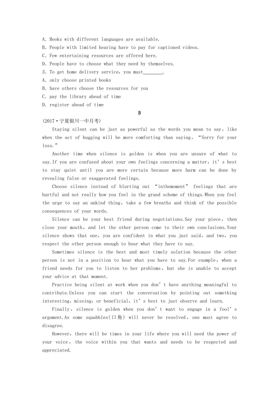 高考英语总复习 微专题训练 第67练 名词后缀（一）试题_第3页